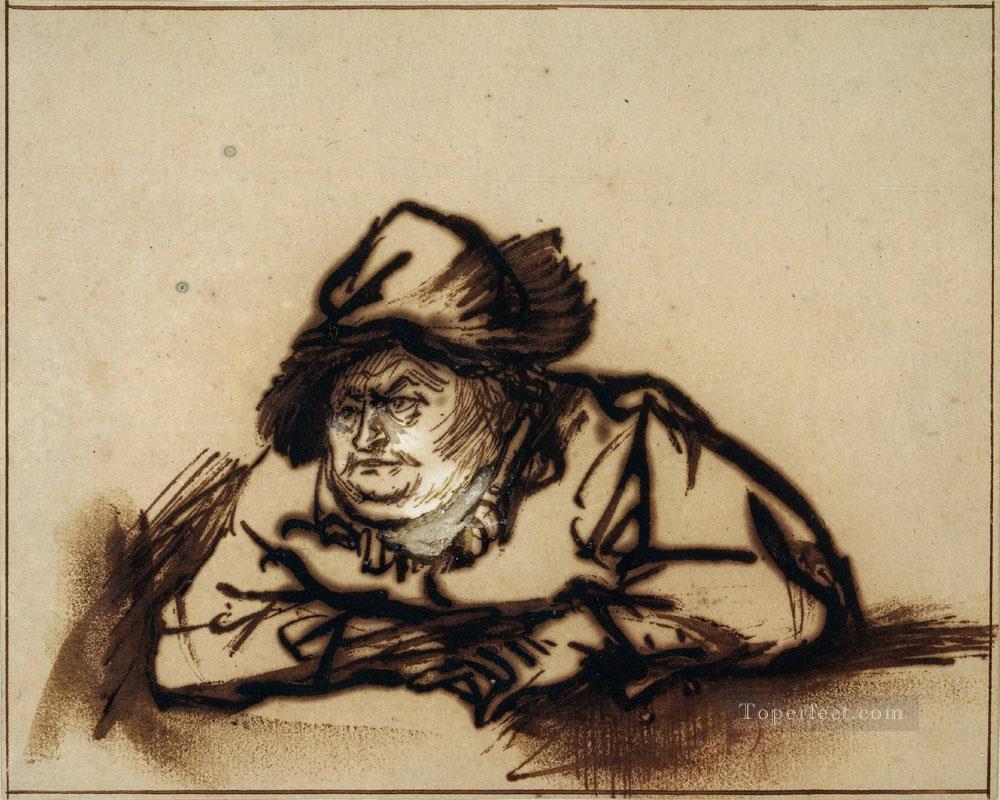 Retrato de Willem Bartholsz Ruyter RJM Rembrandt Pintura al óleo